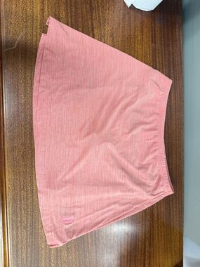 Peach A-Line Mini Skort